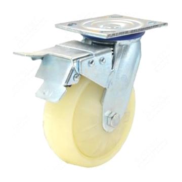 申牌 6寸重型万向带刹车，载重400KG 有防尘盖，35A67-1299