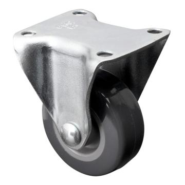 易得力(EDL) 定向聚氨酯(PU)脚轮，脚轮小型1.5寸30kg，201015-2015-72