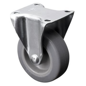 易得力(EDL) 定向超级人造胶(TPE)脚轮，脚轮小型2寸30kg，20102-202-52