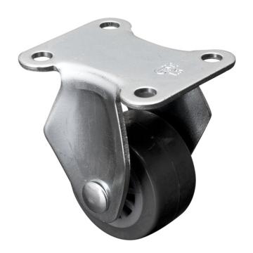 易得力(EDL) 定向聚氨酯(PU)脚轮，脚轮小型1.5寸35kg，261015-2615-73