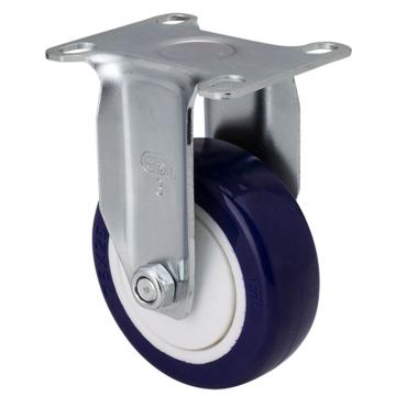 易得力(EDL) 定向高强度聚氨酯(TPU)脚轮，脚轮轻型3寸80kg，37103-373-87
