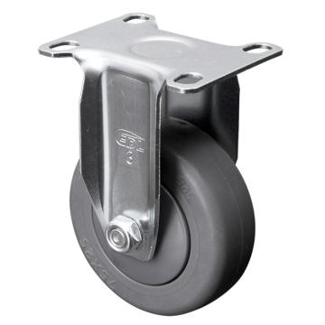 易得力(EDL) 定向超级人造胶(TPE)脚轮，脚轮轻型3寸70kg，37103-373-57