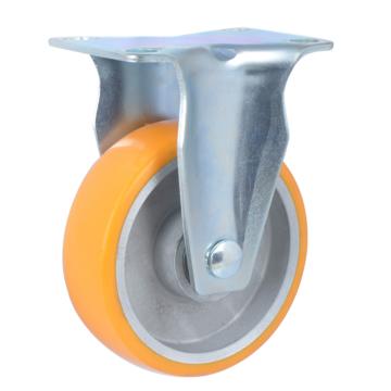 易得力(EDL) 定向高强度聚氨酯(TPU)高速脚轮，脚轮中型4寸150kg，50104-504-86A