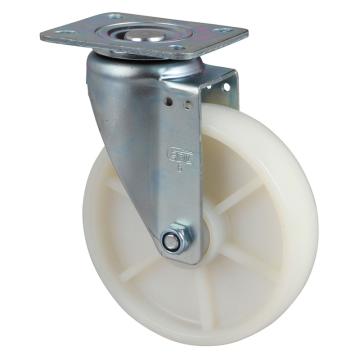 易得力(EDL) 平顶万向高强度尼龙(TPA)脚轮，脚轮中型6寸250kg，67116-676-26