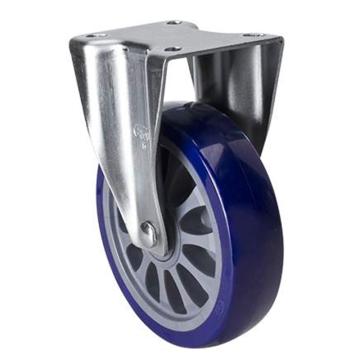 易得力(EDL) 定向高强度聚氨酯(TPU)脚轮，脚轮中型6寸250kg，67106-676-86