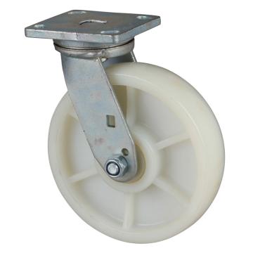 易得力(EDL) 平顶万向高强度尼龙(TPA)脚轮，脚轮重型8寸900kg，78118-788-26