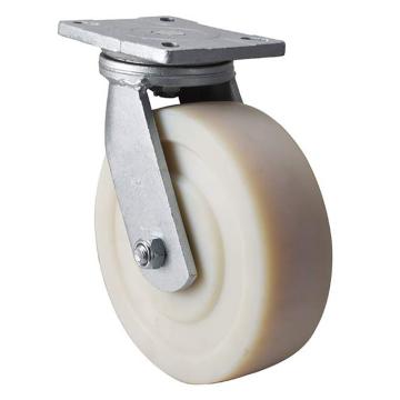 易得力(EDL) 平顶万向尼龙(MC)脚轮，脚轮重磅10寸1800kg，931110-9310-26