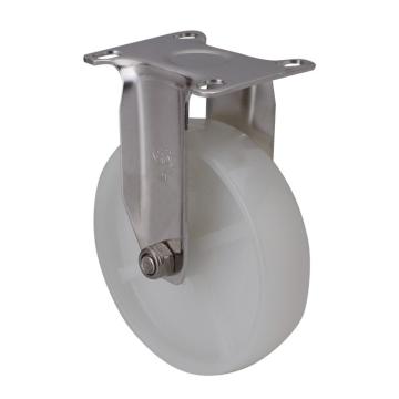 易得力(EDL) 定向尼龙(PA)脚轮，脚轮不锈钢轻型4寸90kg，S34704-S344-23