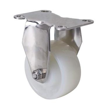 易得力(EDL) 定向尼龙(PA)脚轮，脚轮不锈钢中型3寸150kg，S54703-S543-25