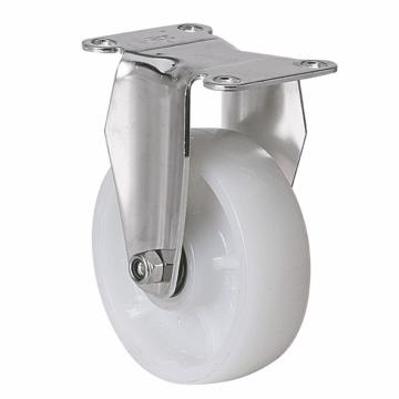 易得力(EDL) 定向尼龙(PA)脚轮，脚轮不锈钢轴承4寸150kg，S54704-S544-26