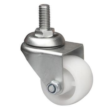 易得力(EDL) 丝口万向聚烯烃(PO)设备脚轮，脚轮低重心2寸80kg，M31132/M12X25-M312-04