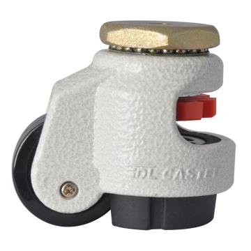 易得力(EDL) 丝杆型韩式水平调节脚轮，脚轮50kg，GD-40S