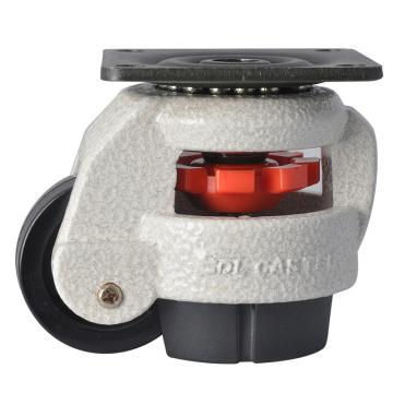 易得力(EDL) 底板型韩式水平调节脚轮，脚轮250kg，GD-60F