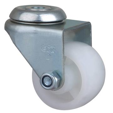 易得力(EDL) 空颈万向聚烯烃(PO)设备脚轮，脚轮低重心2寸80kg，M31172-M312-04