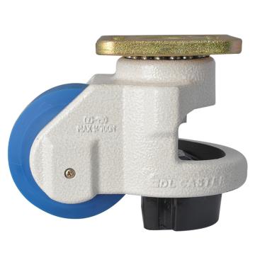 易得力(EDL) 底板型韩式水平调节脚轮，脚轮1500kg，GD-150F