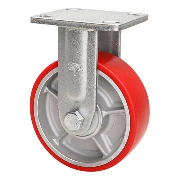 易得力(EDL) 定向高强度聚氨酯(TPU)脚轮，脚轮重型6寸750kg，78106-786-86A