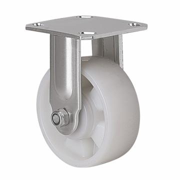 易得力(EDL) 定向尼龙(PA)脚轮，脚轮不锈钢轴承5寸400kg，S71705-S715-26
