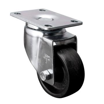 易得力(EDL) 平顶万向耐高温（HP）脚轮，210℃中型3寸90kg，h50113/U2-h503-14/U2(210°C)