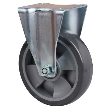 易得力(EDL) 定向聚氨酯(PU)脚轮，脚轮中型6寸200kg，64106-646-76