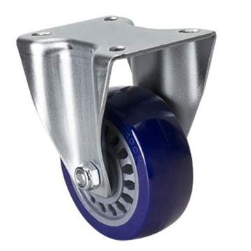 易得力(EDL) 定向高强度聚氨酯(TPU)脚轮，脚轮中型4寸250kg，67104-674-86