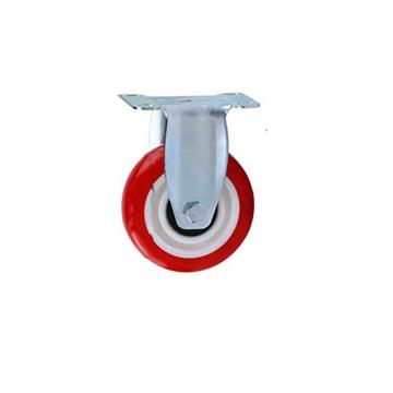 哈德威 3寸聚氨酯固定轮，载重60Kg，20A01-75-PU