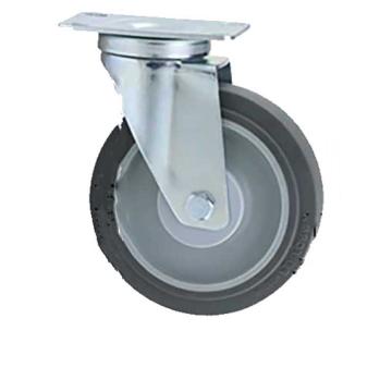 哈德威 4寸橡胶万向轮，载重90Kg，20A02-100-TPR