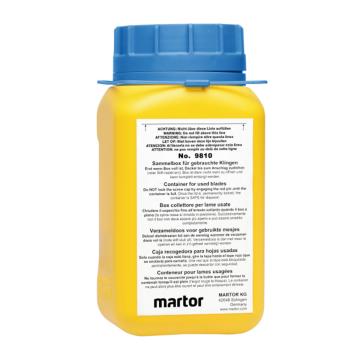 Martor 旧刀片收集器，带金属性塑料，9810