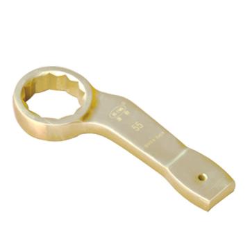 渤防 防爆弯柄敲击梅花扳手，铝青铜，90mm，1011-90AL