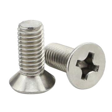 东明 GB819十字槽沉头机螺钉，M4-0.7X45，不锈钢304，200个/包