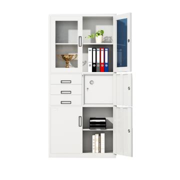 Raxwell 偏三斗内保器械柜，850×390×1800mm 钢板厚度0.6mm