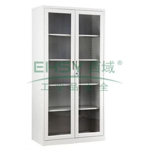 通玻开门柜，800宽*400深*1840高，灰白色，0.7mm厚度