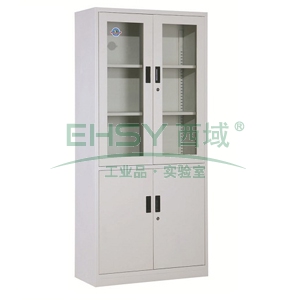 西域推荐 大器械柜，900宽*390深*1850高，灰白色，钢板厚度为0.8mm