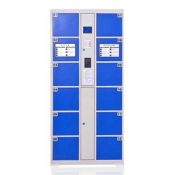 臻远 电子存包柜，智能储物柜商场寄存柜 12门刷卡款，高1800*宽850*深460mm