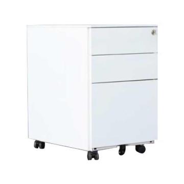 企诺 办公室移动办公柜子文件柜矮柜资料柜，活动柜带锁404*484*595mm