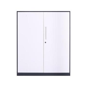 企诺 三层开门柜文件柜铁皮柜办公室资料储物柜，乳白色 900*400*1090mm 厚度0.6mm