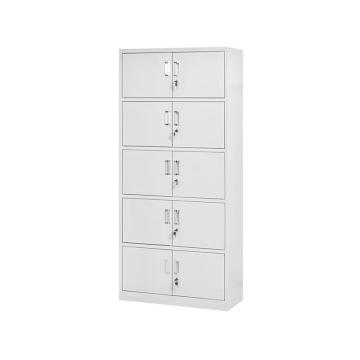 企诺 通体五层文件柜加厚档案柜办公柜五门资料柜，850*390*1800mm 厚度0.6mm
