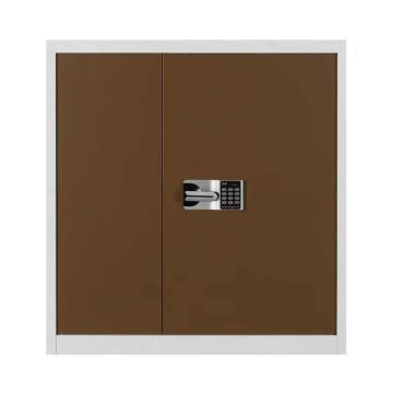 企诺 文件柜办公保密柜国宝锁，咖套白900*430*955mm