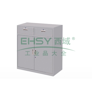门斗柜（斗柜+开门柜），900（W）x400（D）x1060（H） 灰白