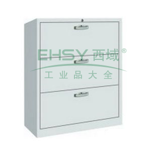 三抽柜，900宽*400深*900高，图片色，0.7mm厚度