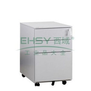 活动柜-hdy3d，420宽*570深*605高，灰白色，0.7mm厚度