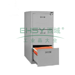 三抽卡片柜，460宽*620深*1060高，图片色，0.7mm厚度