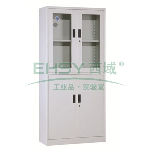 西域推荐 等体器械柜，900宽*390深*1850高，灰白色，钢板厚度为0.8mm