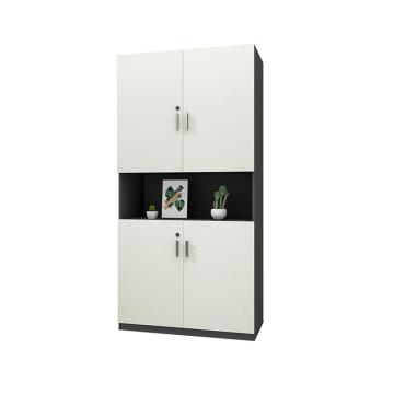 企诺 文件柜，木质办公室落地高柜资料柜档案柜 900W*400D*1800H 1个