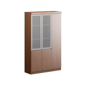 优企 书柜，木皮油漆文件柜办公室储物柜 1208*425*2000mm