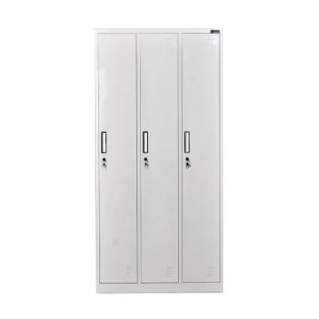 西域推荐 三门更衣柜，钢板厚度0.6 ZY-G017 1800*900*420钢制