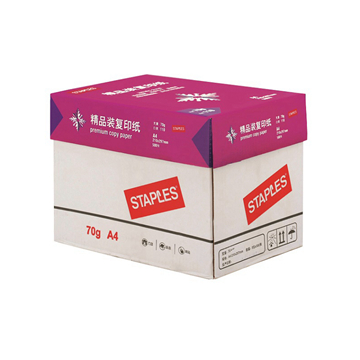 史泰博70G精品装复印纸，5包/箱 A4 白色 单位：包