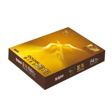 金光（APP）金鸟 高档木浆复印纸，80g-A4 500张/包 5包/箱 单位：箱