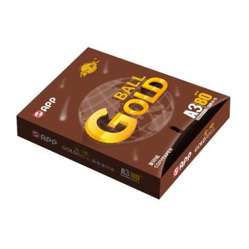 金光（APP）金球 高档木浆复印纸，80g-A3 500张/包 5包/箱 单位：箱