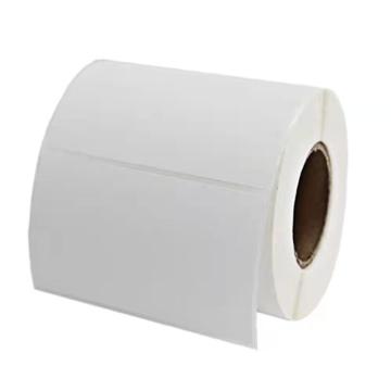 思齐 铜版纸标签 白色 碳带打印，500张/卷，9*6CM