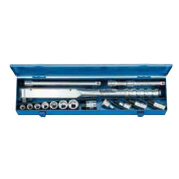 吉多瑞GEDORE 铝合金扭矩扳手套装，25-120N.m，1/2驱动头，8561-03，7684480